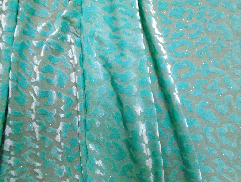 9.Aqua Novelty Fabric